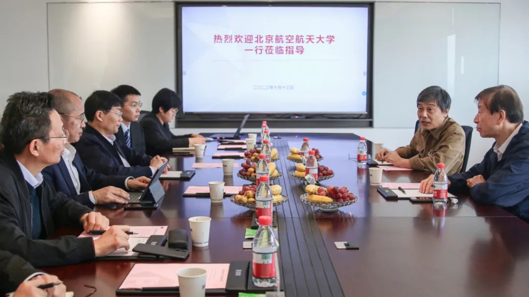 北京航空航天大学现代技术研究所所长刘雪田、机械工程及自动化学院教授王之栎莅临蒲瑞公司调研指导