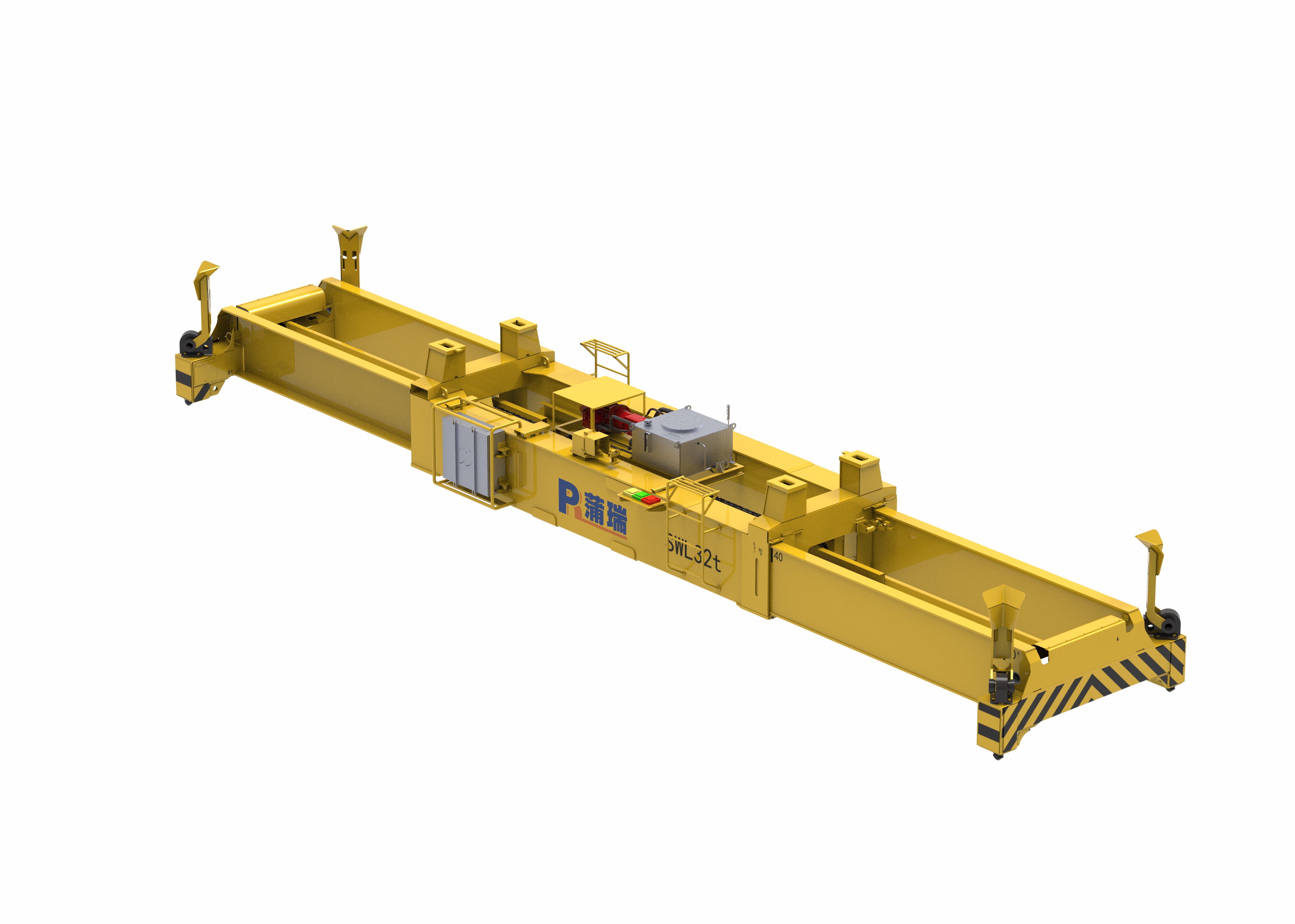 液压式集装箱吊具###Hydraulic Container Spreader